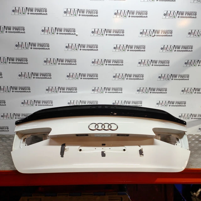 Spoiler Posteriore Per Audi A4 B8 Avant 2008-2015 - In ABS Nero, Con Nastro Adesivo E Certificato TÜV