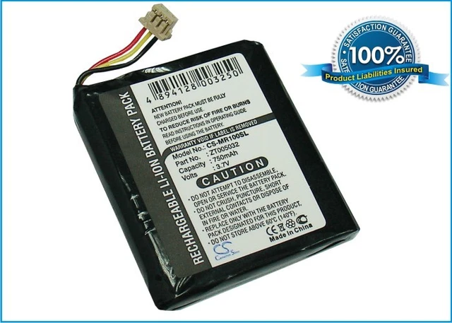 3.7V battery for Olympus m:robe MR-100, ZT005032 Li-ion NEW
