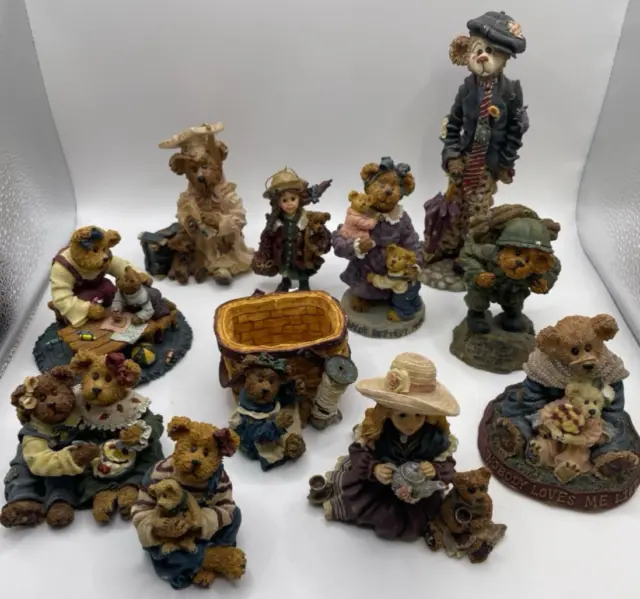 Boyds Bears & Friends Bearstone Collection Resin Figurines