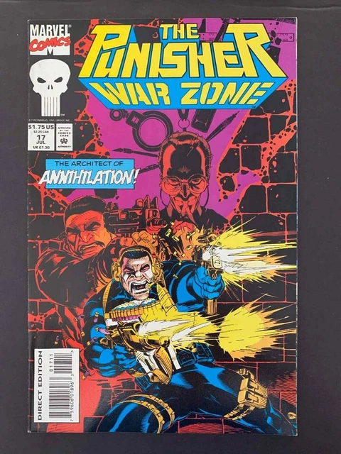 Punisher War Zone  #17  Marvel Comics 1993 Vf/Nm