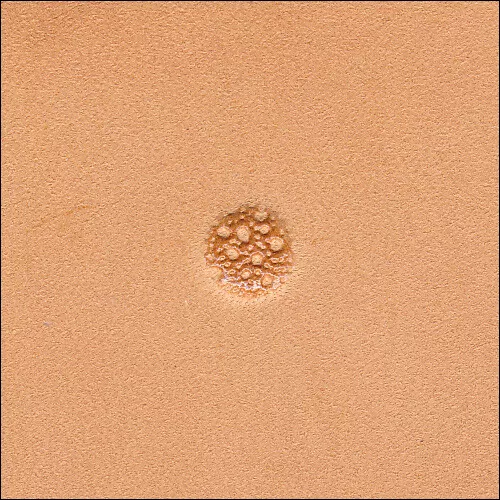 Matting Pebble Texture Small Round M882 Leather Stamp