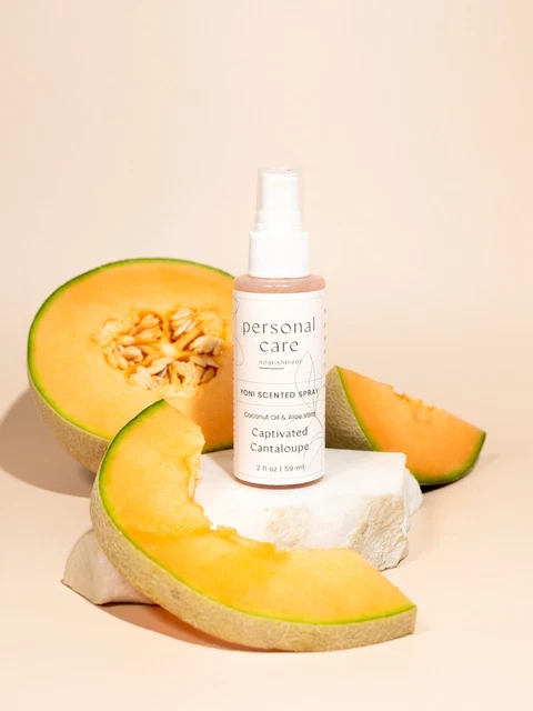 Desodorante en aerosol Miracle Melon YONI - perfumado y comestible