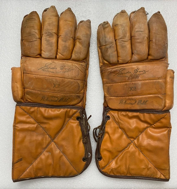 Franklin Tuff Cuff Featherlite Dennis Hull Hockey Gloves Retro