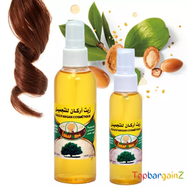 Argan Oil Pure Moroccan Organic Hair Treatment Moisturiser Face Anti Ageing