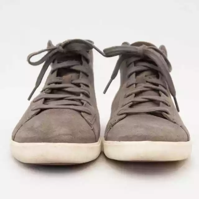 COLE HAAN GRAY Suede Grand Crosscourt High Top Sneakers Shoes Size 6 ...