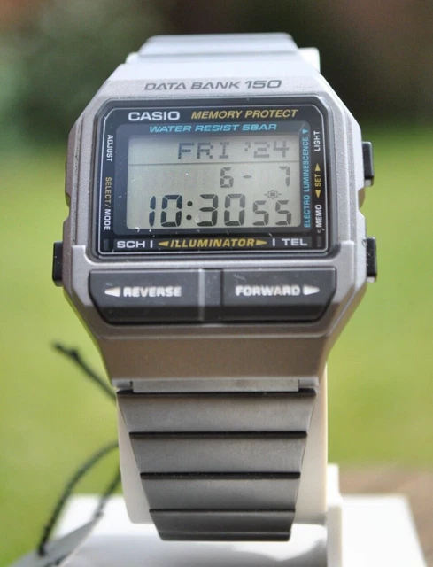 CASIO DIGITAL DB-1500 Data Bank 150 Module 1479 Rare Grey DB 150