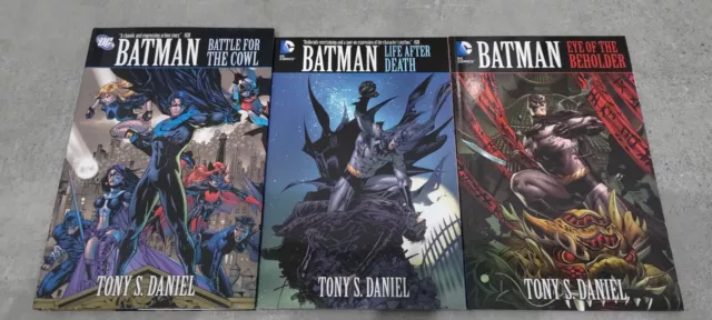 3x Batman Comic Graphic Novels | Englisch | Battle For The Cowl | Out Of Print