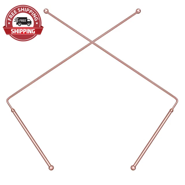 99.9% Copper Dowsing Rods - 2PCS Divining Rods - for Ghost Hunting Tools, Divini