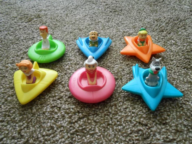 Kids Toys - Vintage 1989 - THE JETSONS - Wendys - 6 In Total! - RARE