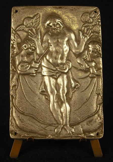 Holyart Porta Ostia Gesù e Croce in Peltro