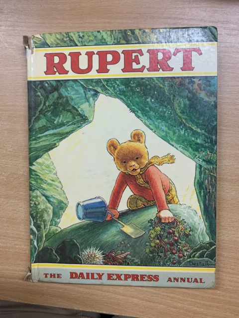 1971 RUPERT BEAR ANNUAL UK VINTAGE HARDBACK BOOK (P3) ref:COLIN
