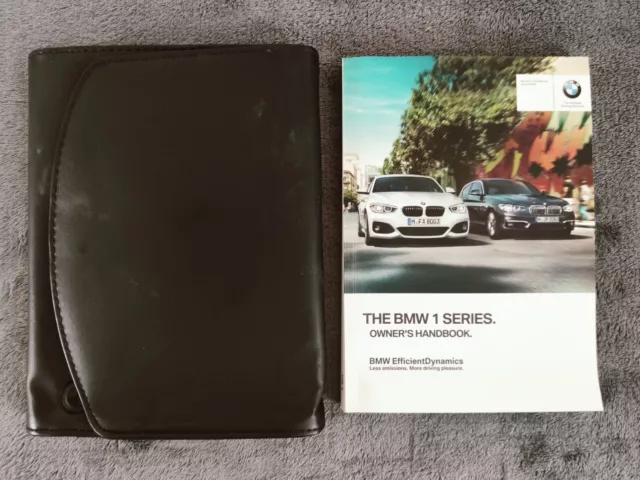 Genuine Bmw 1 Series F20 F21 Handbook Navi Owners Manual 2015-2019 Pack Y-536