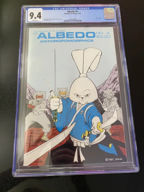 Albedo #4 CGC 9.4 (1985) - Usagi Yojimbo Comic NMint