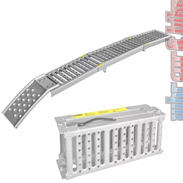 Auffahrrampe Laderampe klappbar Stahl LAS Montagerampe bis max. 800kg