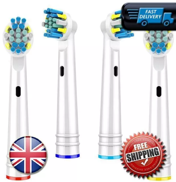 ORAL B Braun Compatible ✅ Electric Toothbrush Heads Replacement Head 4 PACK 🔥 ✅