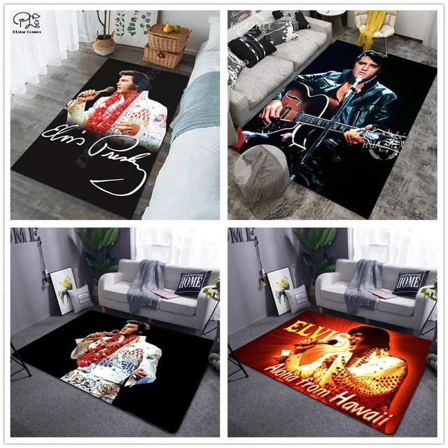 THE KING ELVIS Presley Mats 3D Carpet AntiSlip Rug Bedroom Doormat
