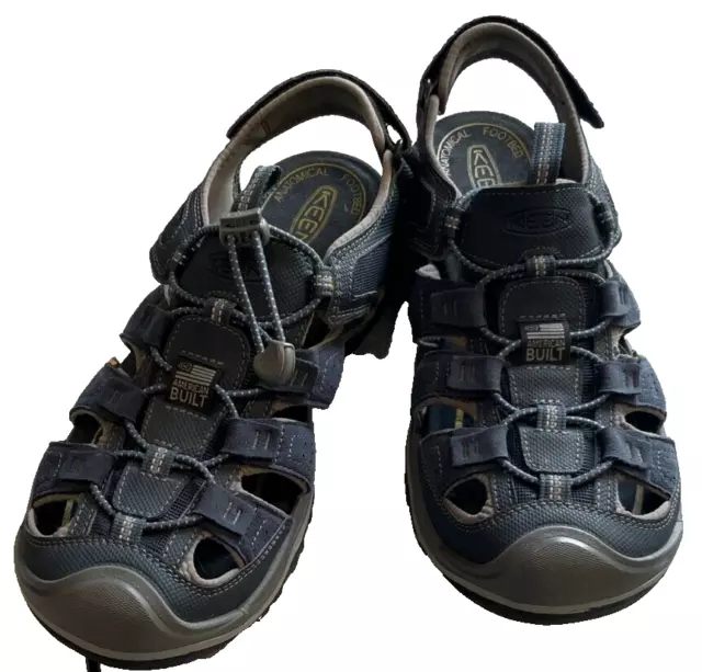 KEEN MENS SIZE 10.5 Water Hiking Sport Sandals Adjustable Back Made In ...