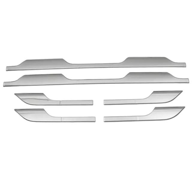 Barre de porte latérale barre de protection de porte pour Dacia Duster 2018-2021 acier inoxydable chrome 6x