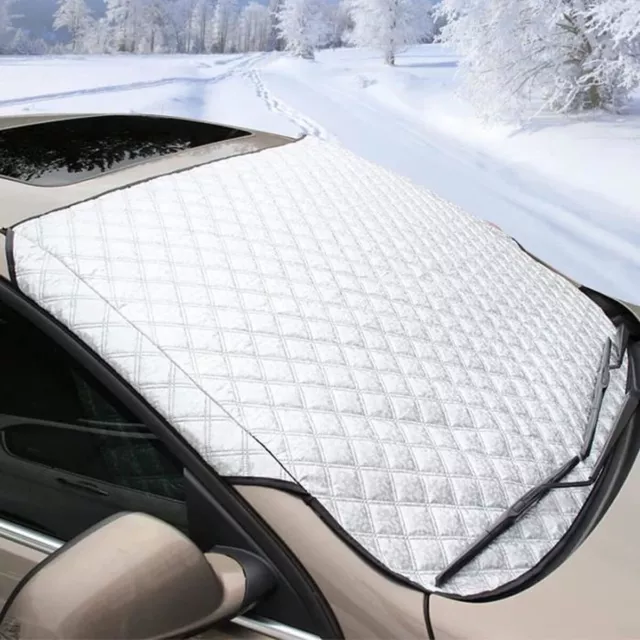 Couverture Pare Brise Voiture,Protege Pare Brise Givre Universelle pour  Voiture Anti UV Neige Glace Pluie