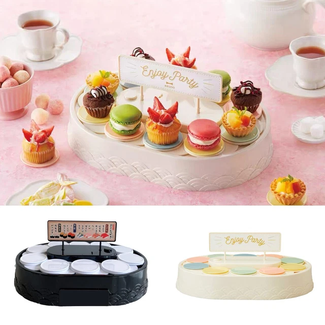 Macchina trasportatore sushi piatti automatici da dessert rotante sushi. Display torta V3Z0