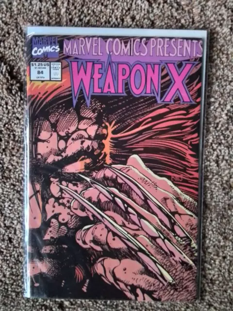 1991 Marvel Comics Presents "Weapon X" Vintage Comic Book Issue # 84