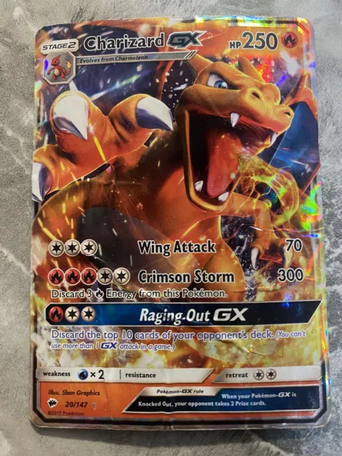 Pokemon TCG - Charizard GX - 20/147 - Ultra Rare - Burning Shadows - HP