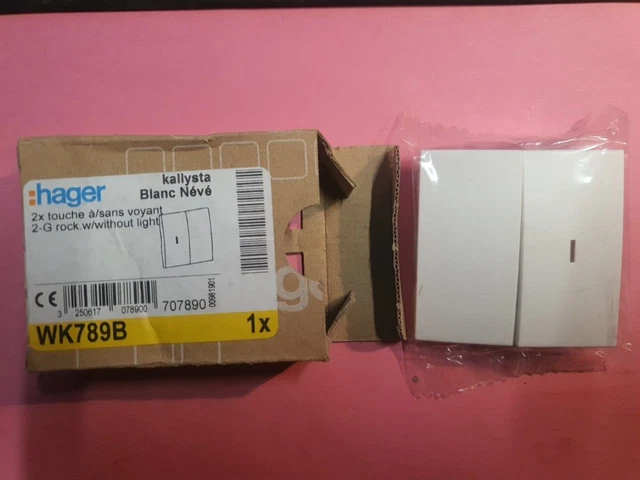 Doigt D’enjoliveur Hager Kallysta WK744T – Finition Titane Pour VDI