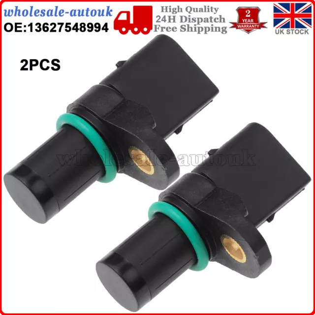 2PCS Crankshaft Position Sensor for BMW 1 3 5 6 7 Series OE REF 13627548994 UK
