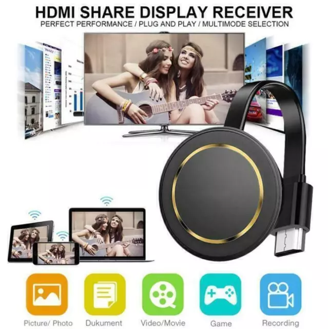 4K For Chromecast Google Wireless HDMI-Compatible HD Media Streaming Video
