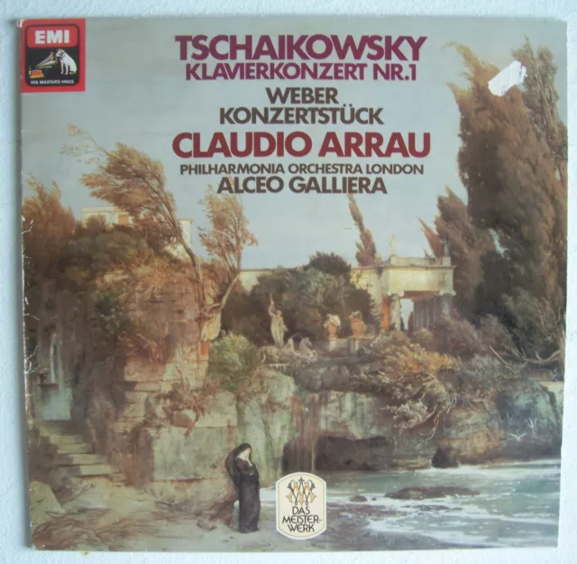 Claudio Arrau: Peter Tchaikovsky (1840-1893) • Klavierkonzert Nr. 1 LP