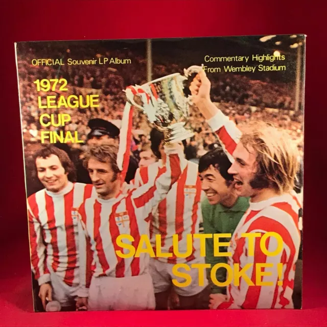 Salute To Stoke City 1972 League Cup Final Vinyl LP Record Chelsea Gordon Banks