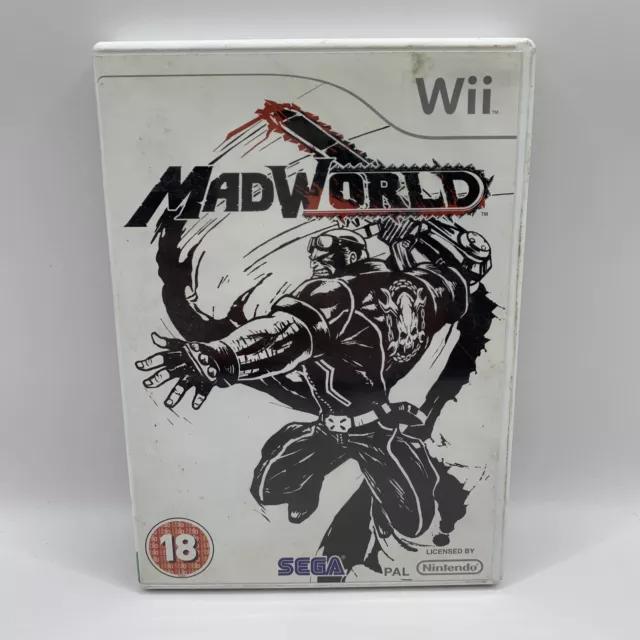 MADWORLD WII GAME Hack and Slash Game SEGA Game Shigenori Nishikawa R Rated  Game $22.22 - PicClick AU