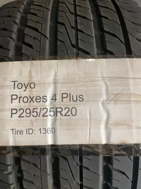 Used 295/25R20 - Toyo Proxes 4 Plus - 14/32 (Fits: 295/25R20)