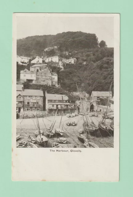 Devon postcard - Clovelly - The Harbour - Unp - 1906