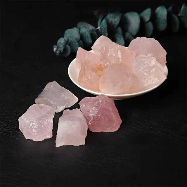 UP 10KG Bulk Lot Of Rose Quartz Crystal Natural Gemstone Powder Stone Decoration 3