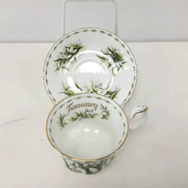 Royal Albert Flower of the Month Cup & Saucer (H5) S#571