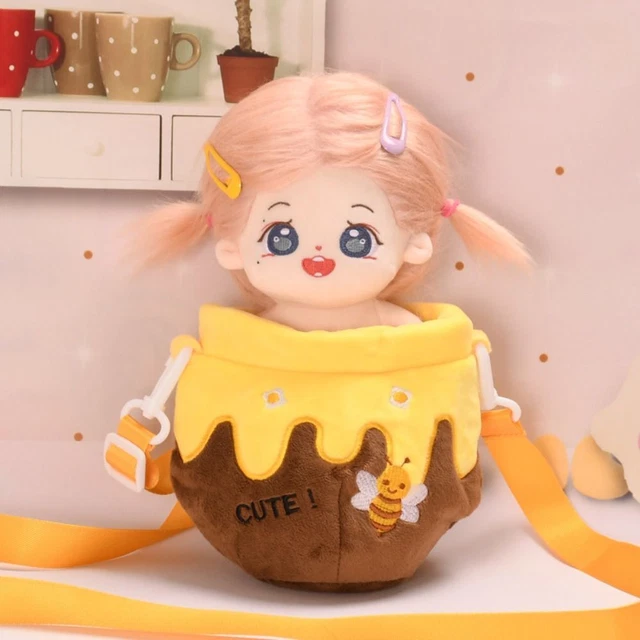 with Bag Strap 20CM Cotton Doll‘s Bag Bee Cotton Doll Clothes  Birthday Gift