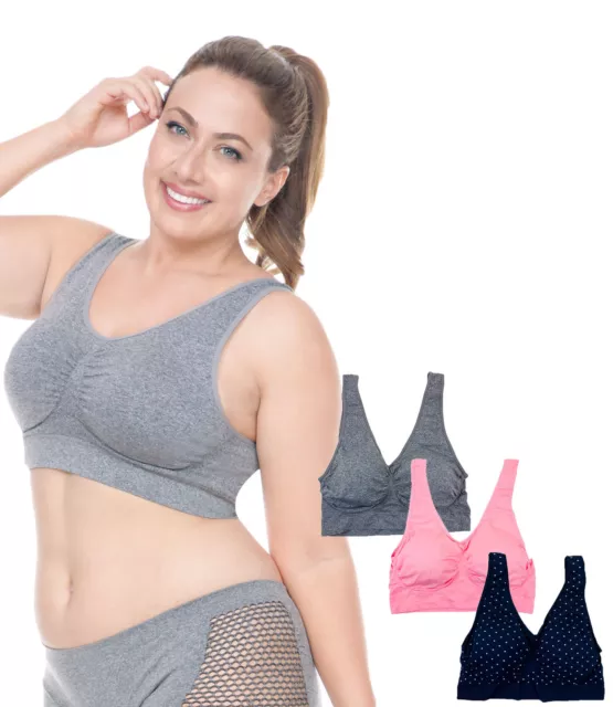 BARBRA 5 PACK Plus Size Womens Light Control Full Coverage Lace