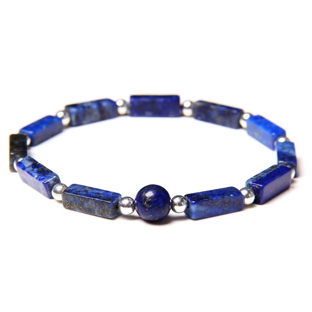 Bracelets Couple Lapis lazuli et Howlite - Une Histoire de Pierres
