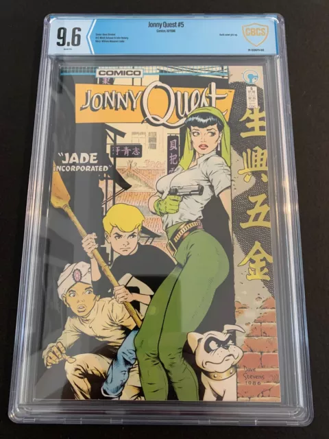 Jonny Quest #5 * Cbcs 9.6 * (1986) Dave Stevens Cover!  Like Cgc!  Pristine!