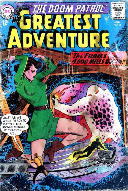My Greatest Adventure 85, DC 1964; Early Doom Patrol; Alex Toth story; -NO RES!
