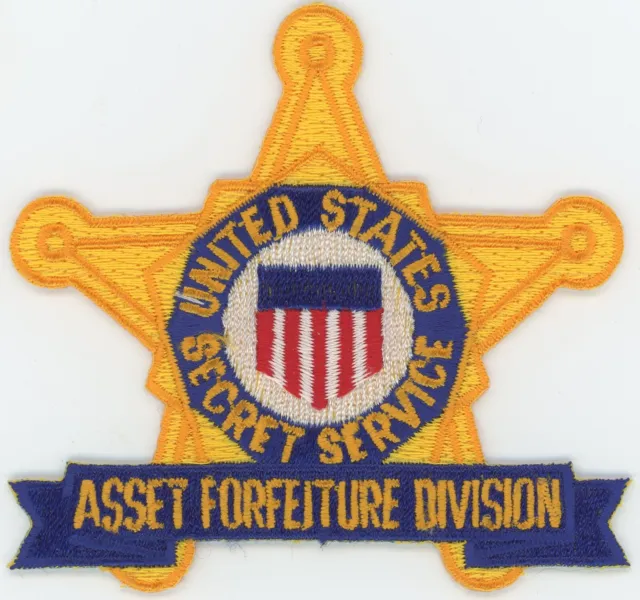 Secret Service Asset Forfeiture Division Star Patch