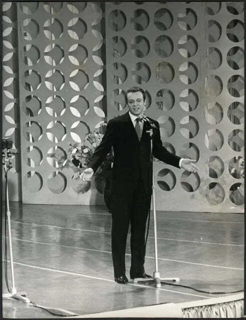 Foto vintage Omaggio a Tenco Sanremo 1967 Ft 35740 - Stampa 21x27 cm