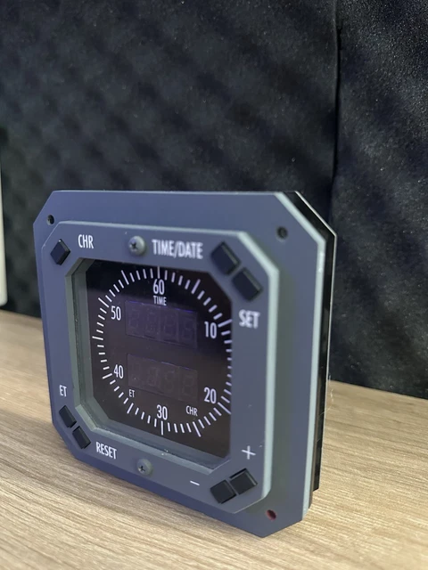 Mobiflight Aduino BOEING 737 COCKPIT Chronometer Clock Flight Simulator (No USB Board ...