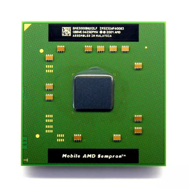 New AMD Mobile Sempron 3000 +1.8GHz Socket/Socket 754 Laptop CPU SMS3000BQX2LF