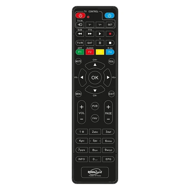 RM-Series Telecomando Di Ricambio Per TV I-can 1850S - Plug & Play, Tasti Originali, Qualità UK