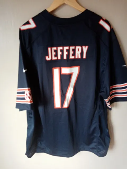 Alshon Jeffery Size XXL Chicago Bears NFL Nike Mens On Field Jersey #17