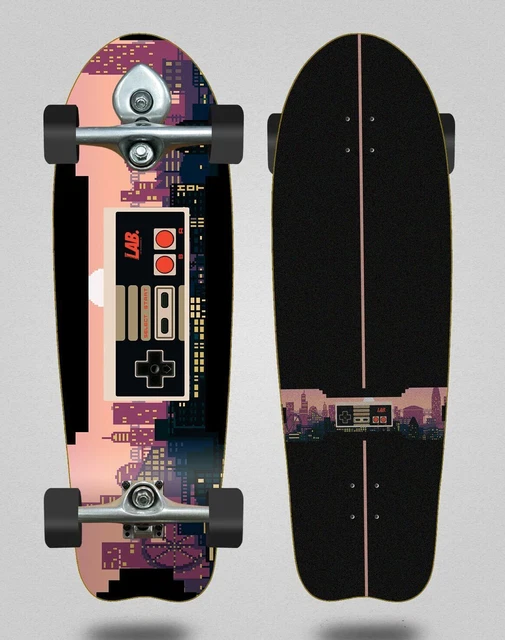 Lab Surfskate Complete with Buri Surf Skate Trucks - Joystick 31 Fish