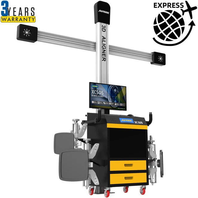 AUTOOL Auto Allineatore Ruote 3D Strumento Allineamento Pneumatici Macchina Allineamento Ruote