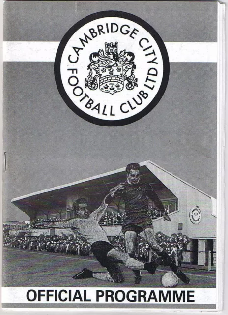 Cambridge City v Boston United 1986/7 (24 Jan) FA Trophy